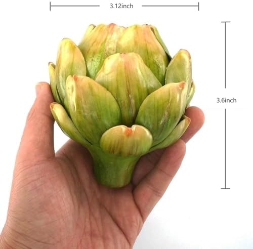 4 Pack Artificial Artichokes Green Home Decoration