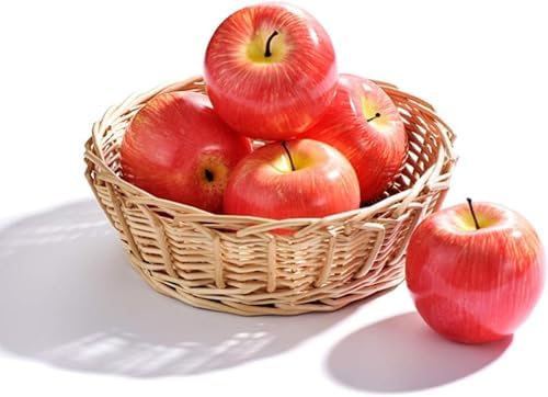 6PCS Artificial Fruits and Vegetables for Decor and Teaching