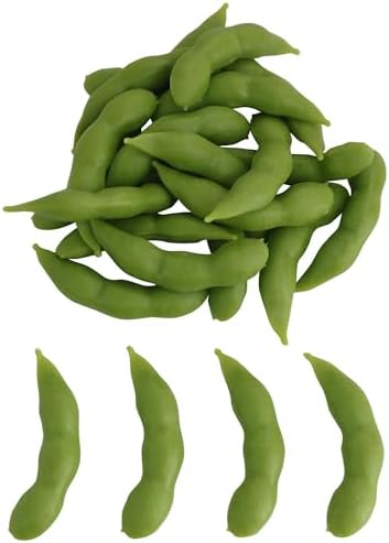 XGNG 24PCS Artificial Soybean Pods for Kitchen Display