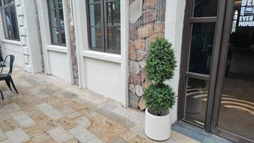 4ft Artificial Boxwood Topiary Tree 2 Pack Porch Decor