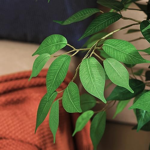 4ft Artificial Ficus Tree with Real Wood Trunk