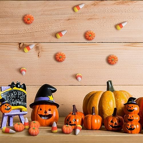 Wettarn 60 Pcs Halloween Resin Charms for DIY Crafts