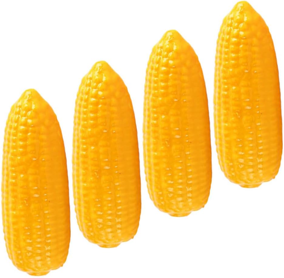 LOGOFUN 4pcs Fake Corn Artificial Corn Decor Prop