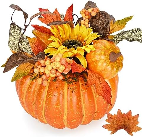 Waipfaru Fall Decor Centerpieces with Lights