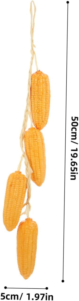 Cabilock 3Pcs Artificial Corn String Decorative Hanging Ornament