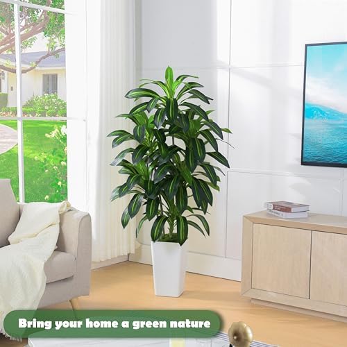Artificial Dracaena Plant 5FT 6 Trunks Indoor Fake Tree