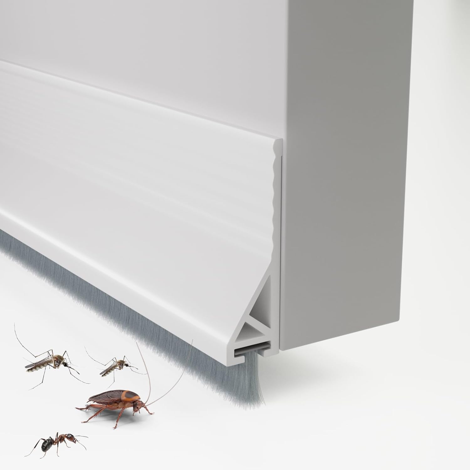 Vannesse Door Draft Stopper with Brush 39 Inch 2 Pack