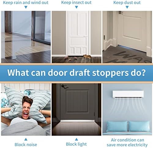 GroTheory 2 Pack Door Draft Stopper Grey