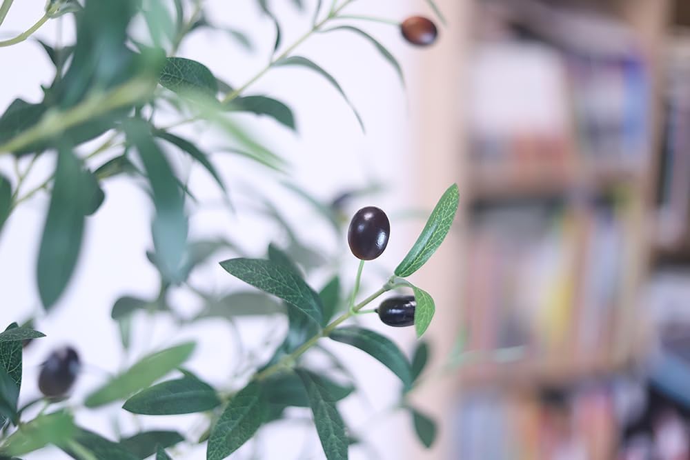 6FT Adjustable Fake Olive Tree for Home Office Decor