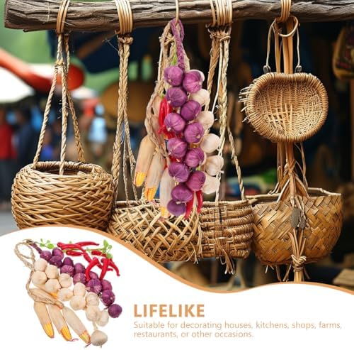 DOITOOL 4PCS Artificial Vegetables for Decoration Lifelike