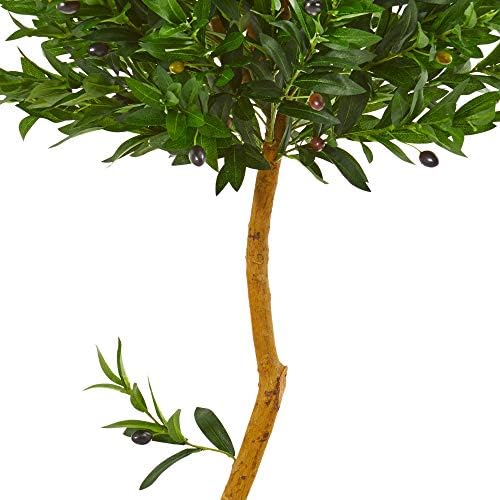Nearly Natural 58in Olive Topiary Artificial Tree UV Resistant Indoor Outdoor