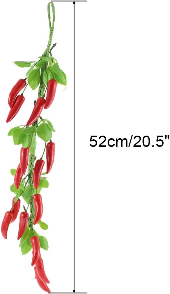 Uxcell Artificial Chili Pepper Garland for Home Decor
