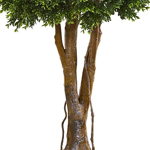 Nearly Natural 46 Inch Artificial Topiary Tree with Black Planter