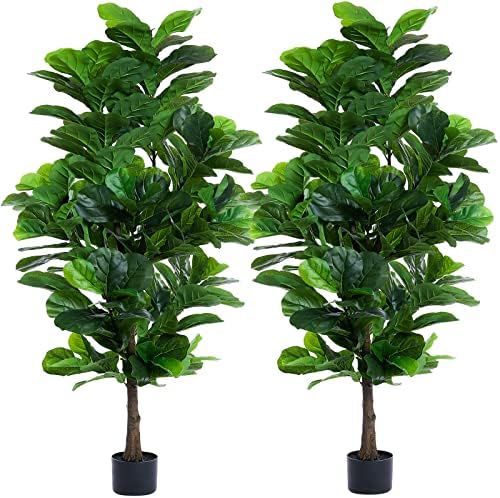 FLOWORLD Fiddle Leaf Fig Tree 6ft Artificial 2 Pack