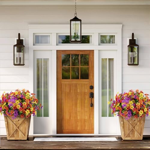 SHareconn Artificial Flowers for Outdoor Spring Decorations