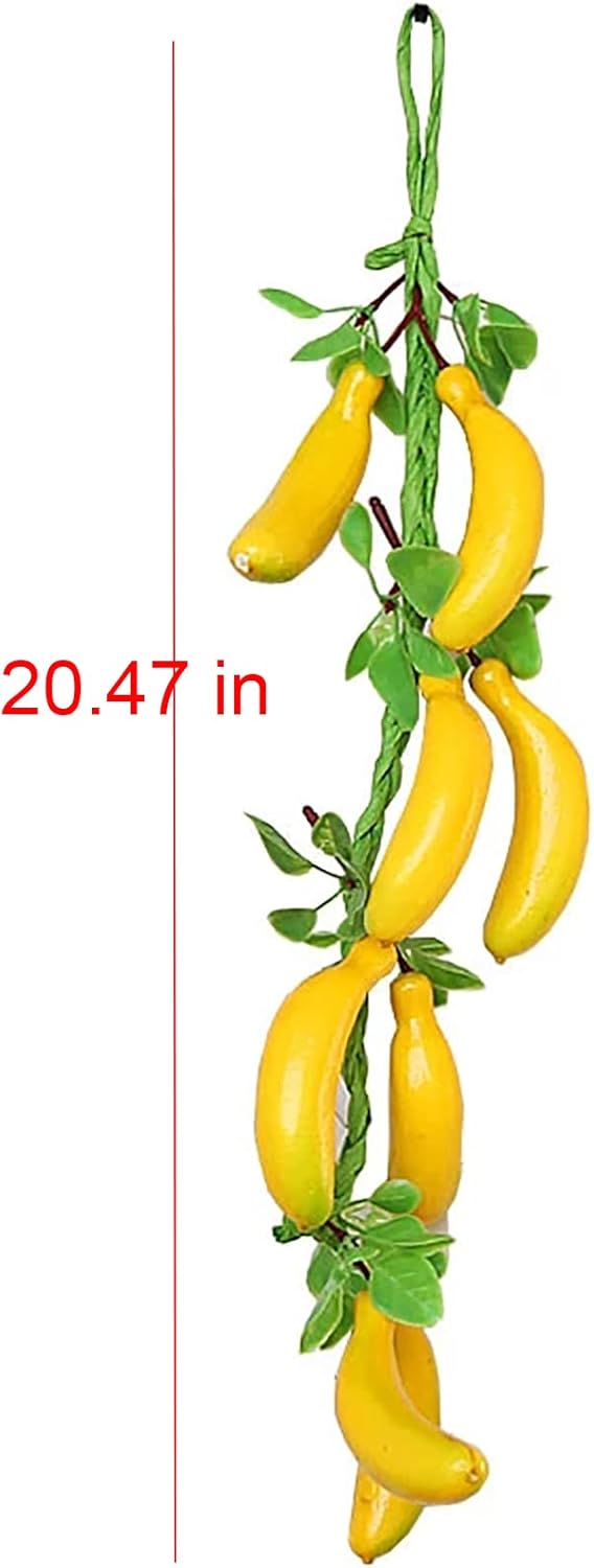 Emivery 2Pcs Artificial Banana Skewers String Hanging Farmhouse Decoration
