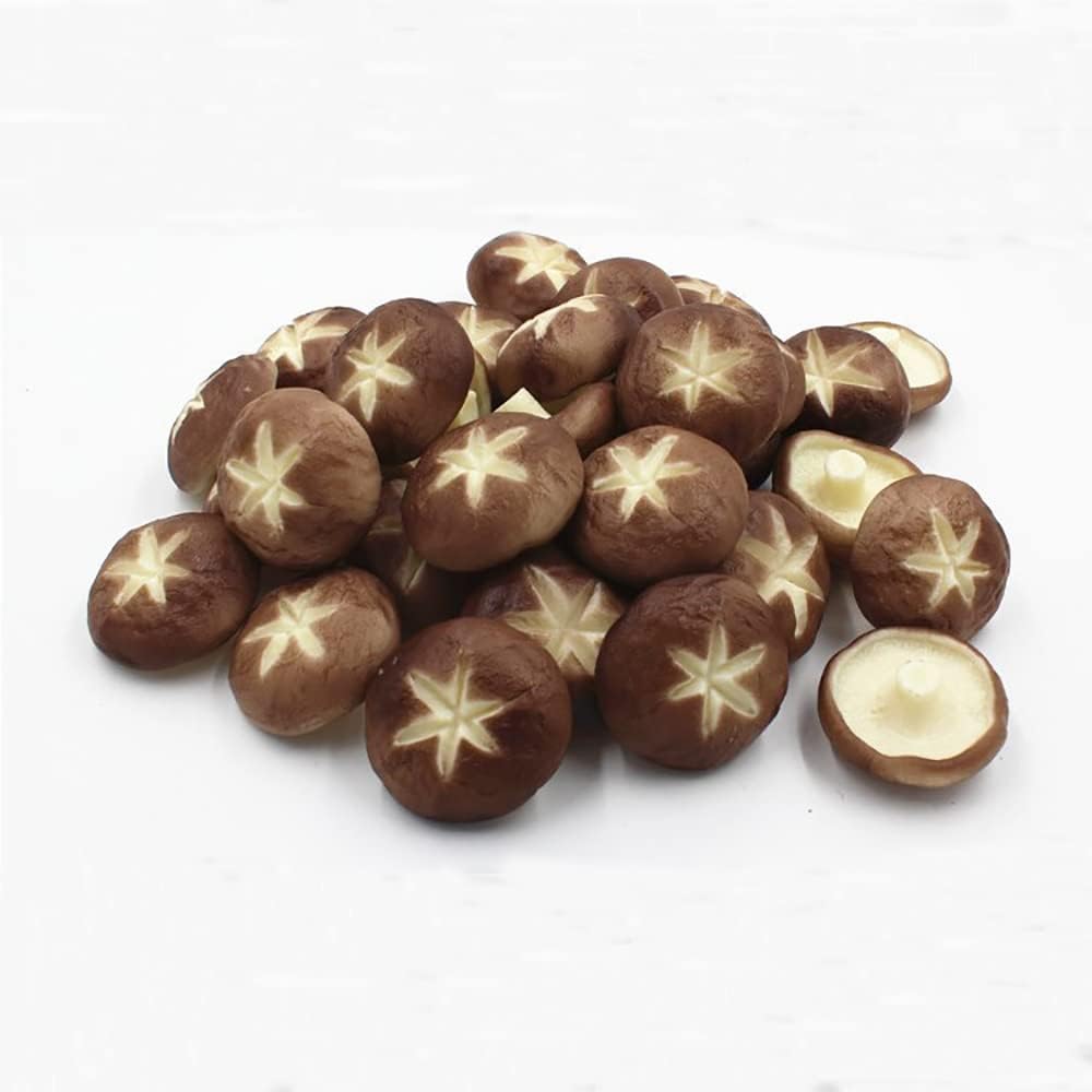 Artificial Mushroom Decoration 6 Pcs Home Decor