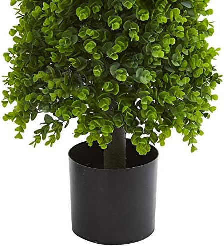 Nearly Natural 3ft Eucalyptus Topiary Artificial Tree