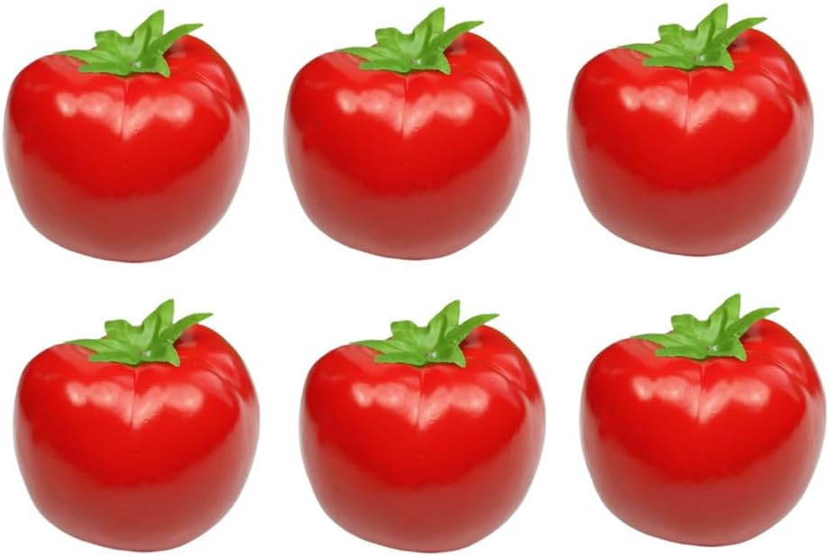 Ebonee Artificial Tomato 6 Pack for Home Decor