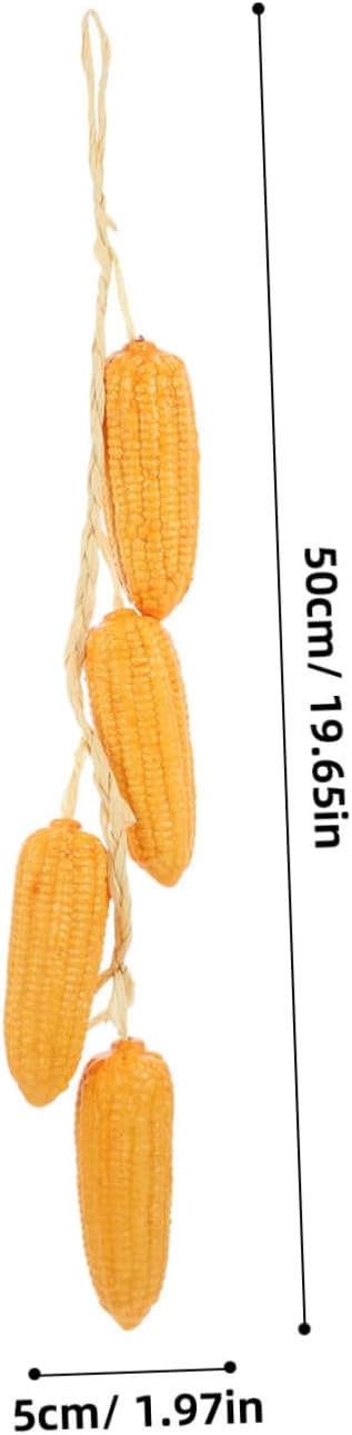 3pcs Simulation Corn String Hanging Decor for Fall