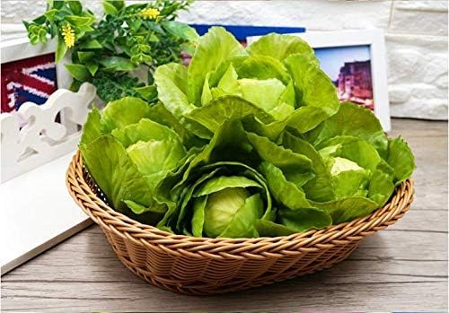 Zzooi Artificial Full Blown Cabbage Ball 1PCS