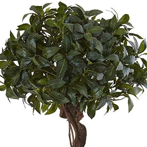 Nearly Natural 45ft Sweet Bay Double Topiary Artificial Tree