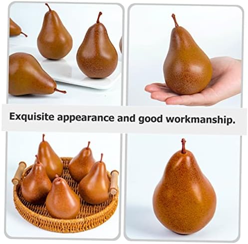 DECHOUS Artificial Pear Models 2Pcs Realistic Decorations
