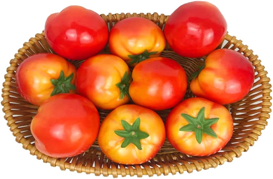 Lorigun Artificial Tomatoes Photo Props Set of 10