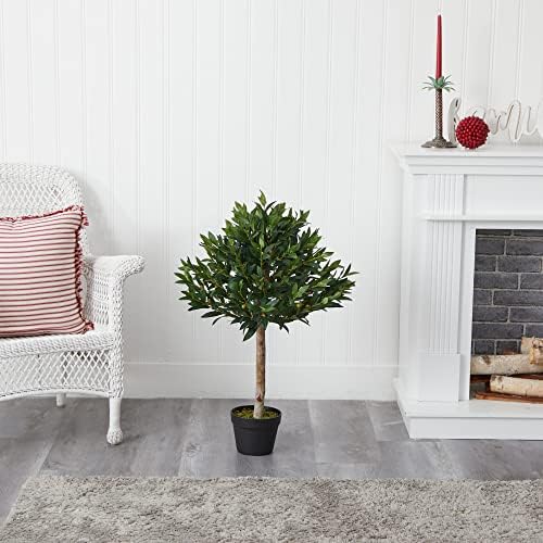 Nearly Natural 34in Olive Topiary Artificial Tree UV Resistant