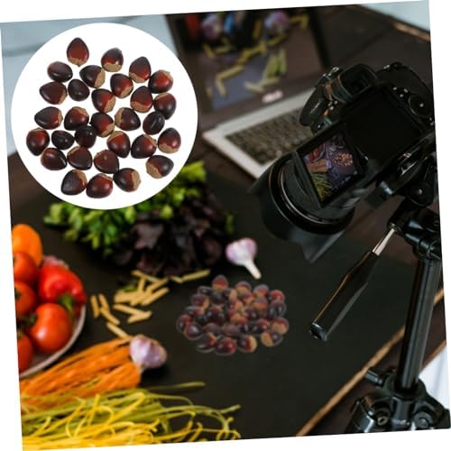Zerodeko 60pcs Realistic Artificial Chestnut Decor