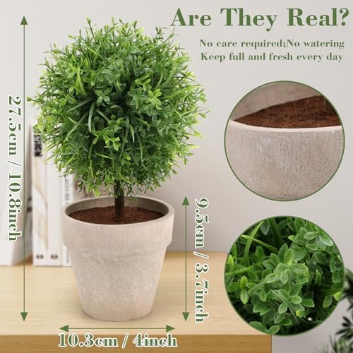 108 Inch Artificial Boxwood Topiary Potted Plant Decoration