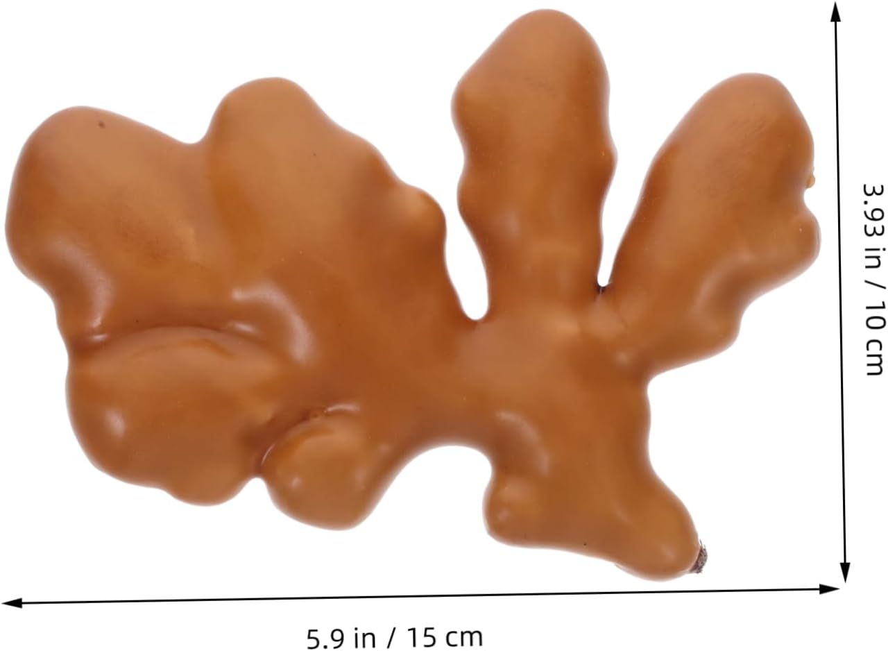 Cabilock Realistic Artificial Ginger for Kitchen Decor