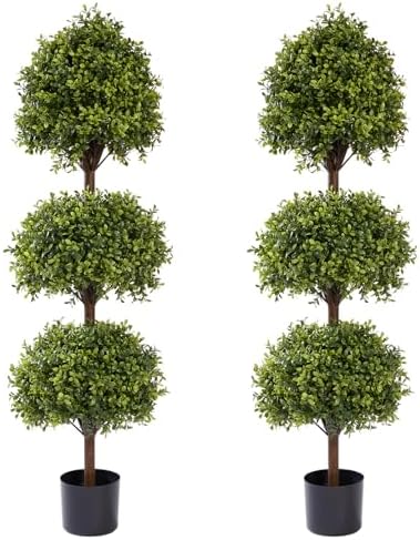 THE BLOOM TIMES 55 Artificial Topiary Set of 2
