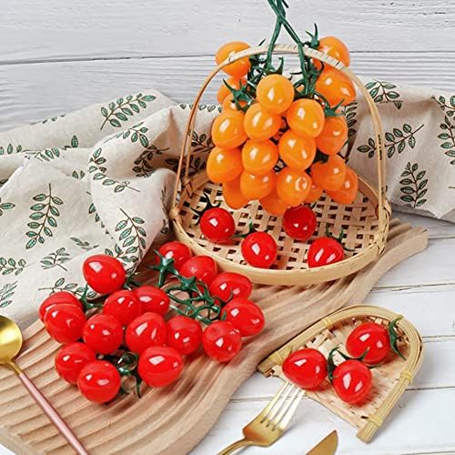 DinQ Set of 3 Artificial Cherry Tomatoes Red