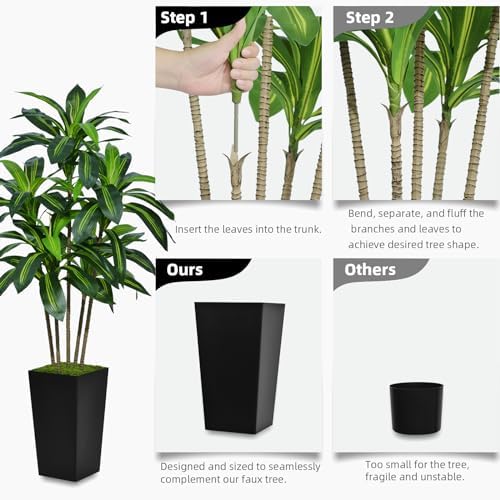ASTIDY Artificial Dracaena Tree 5FT Decor