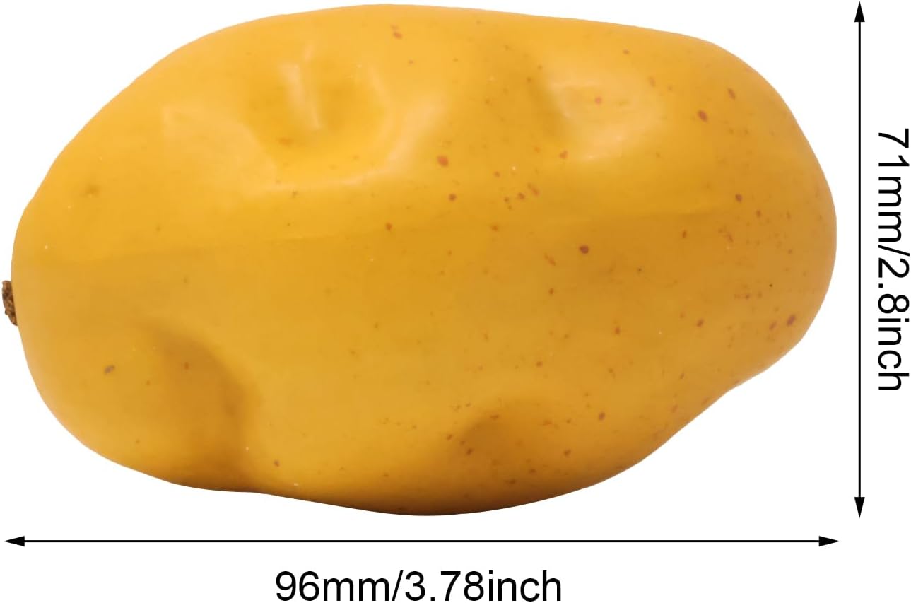 Honbay 4PCS Fake Potatoes Foam Artificial Vegetables Decor