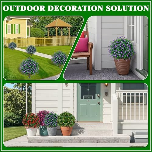Grooy Artificial Boxwood Topiary Set of 2