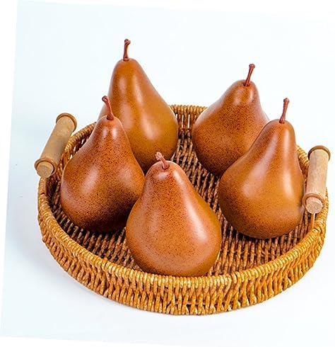 DECHOUS Artificial Pear Models 2Pcs Realistic Decorations
