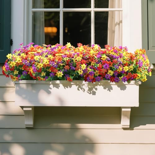 SHareconn Artificial Flowers for Outdoor Spring Decorations