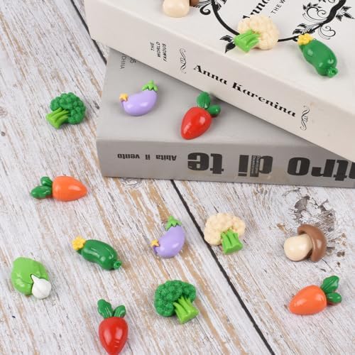 Mini Mixed Vegetables 16Pcs Resin Decor