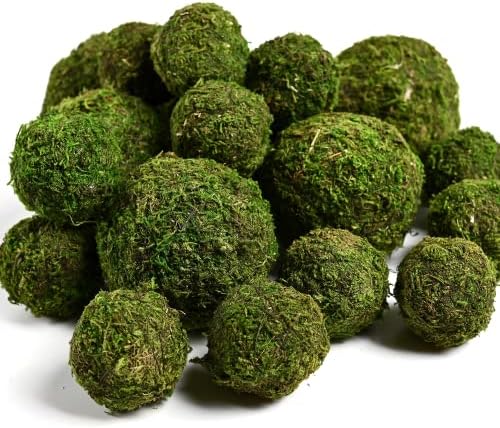 Usmola 18pcs Fake Moss Balls for Decor