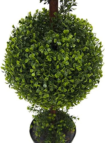 Vickerman 3 Foot Artificial Boxwood Topiary Double Ball Tree