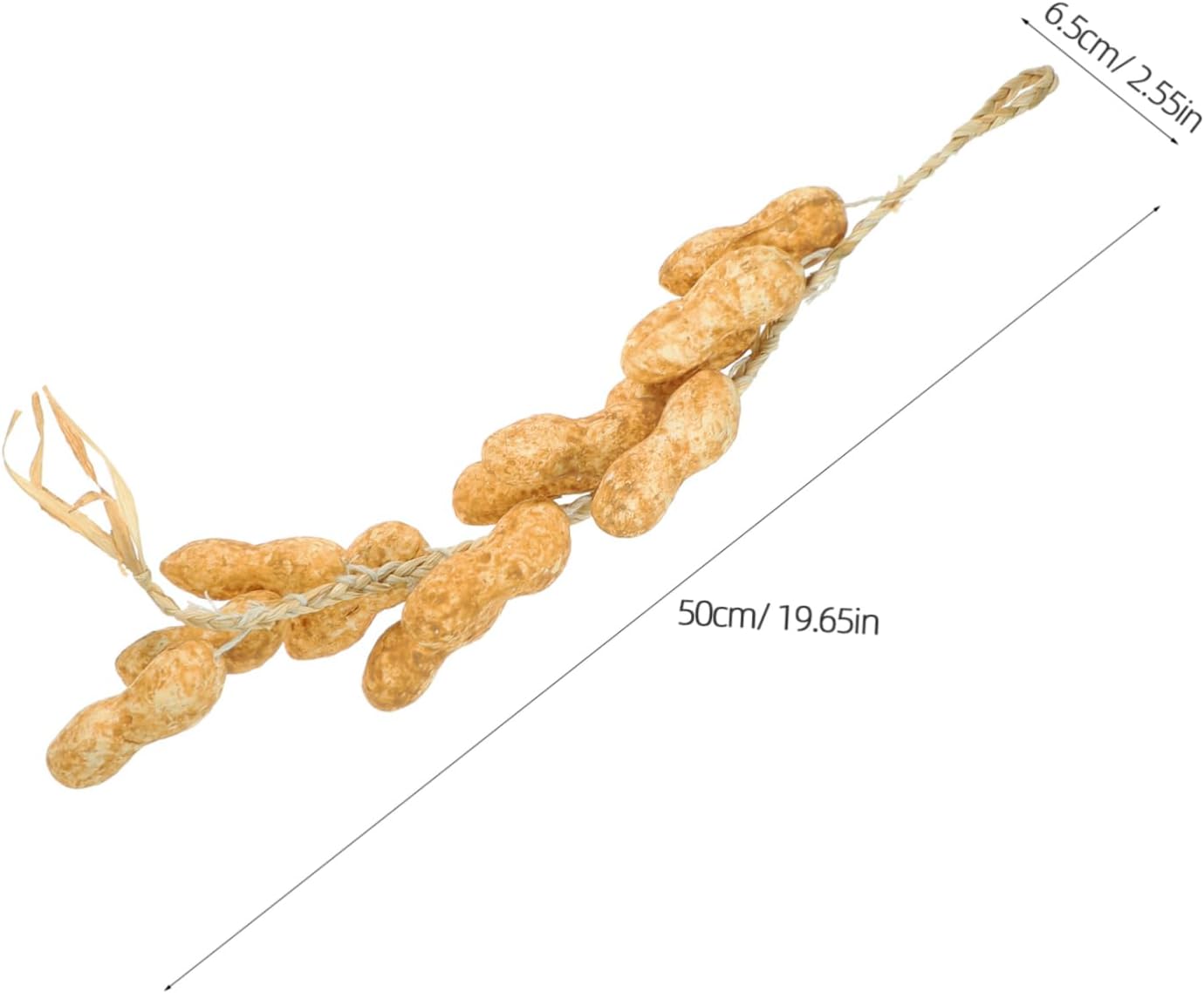 Wakauto 5Pcs Lifelike Hanging Peanut String Decor