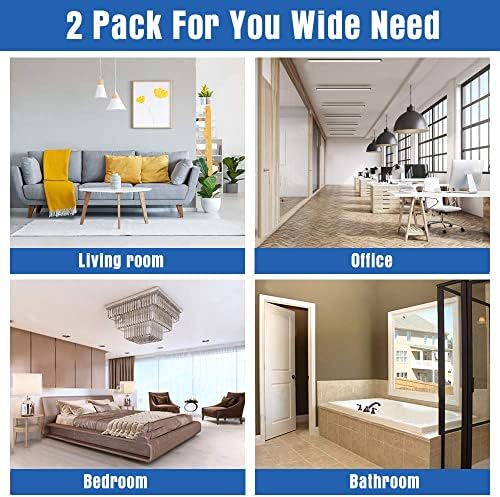 Suptikes 2PACK Door Draft Stopper 34 W x 39 L White