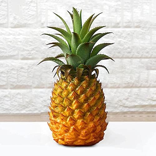 KODORIA Artificial Pineapple Decor Statue Yellow Small