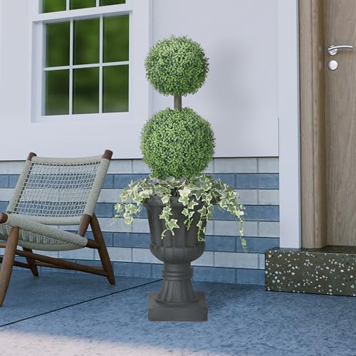 Puleo International 48 Inch Boxwood Artificial Topiary Tree