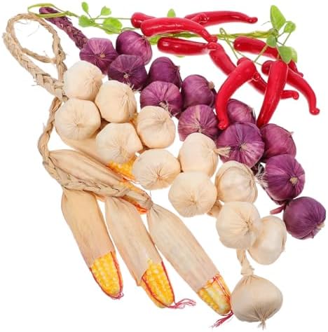 DOITOOL 4PCS Artificial Vegetables for Decoration Lifelike