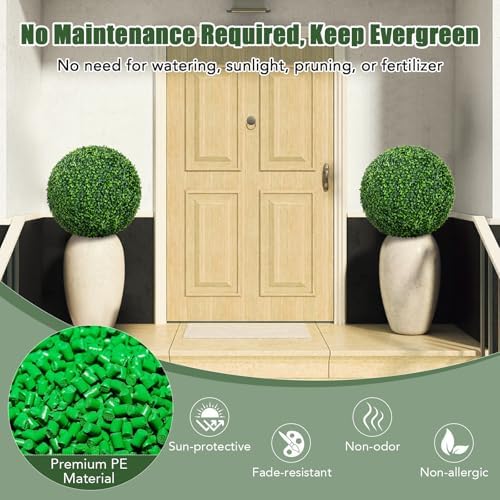 GOFLAME 20 Artificial Plant Topiary Ball Set