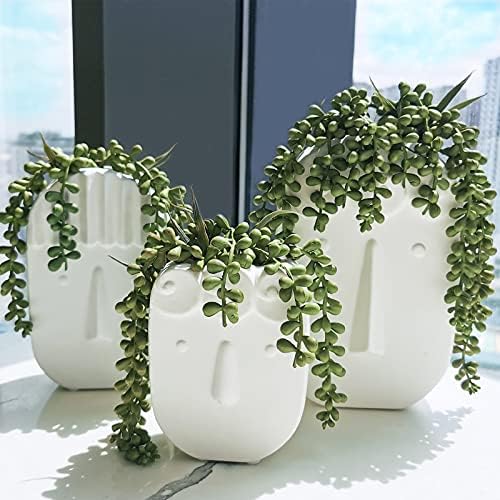 Supla 4 pcs Artificial Hanging Succulent Greenery Sprays