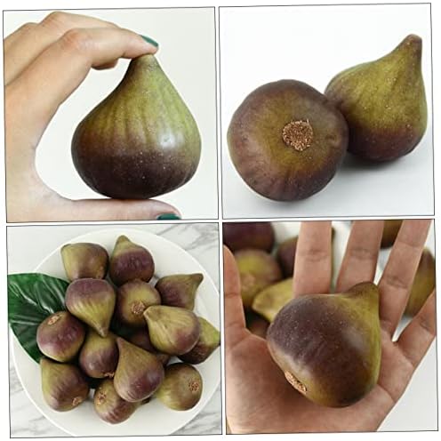 5Pcs Realistic Artificial Fig Models for Home Kitchen Display